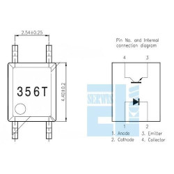  TRANSOPTOR LTV356 T SO-4 SMD LITEON