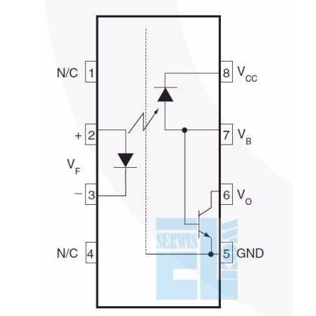  TRANSOPTOR 6N136 DIP8 8-PIN FSC