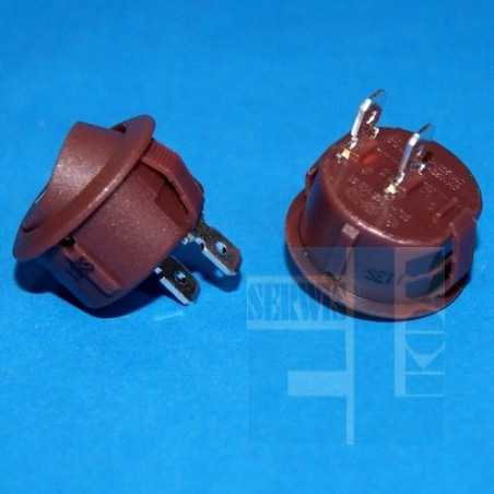 PRZEŁĄCZNIK R13 MR2-110R5B KLAWISZOWY BRĄZOWY 10A/250V 0-1