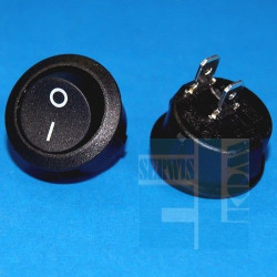 PRZEŁĄCZNIK R13 MR2-110R5BB KLAWISZOWY CZARNY 10A/250V 0-1