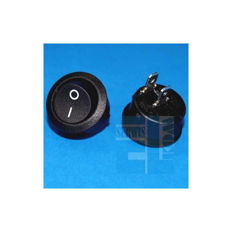 PRZEŁĄCZNIK R13 MR2-110R5BB KLAWISZOWY CZARNY 10A/250V 0-1