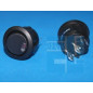 PRZEŁĄCZNIK R13 112L02BBR0L3 KLAWISZOWY CZARNY 6A/250V 0-1 PODSW. LED 12V