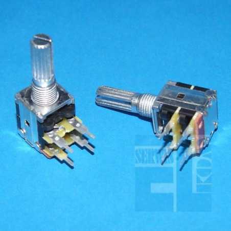  PRZEŁĄCZNIK OBROTOWY 1 POZYCJA 2-OBWODY L-20mm METAL W DRUK