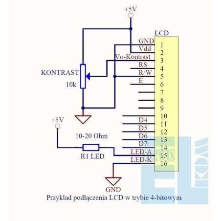 WYŚWIETLACZ LCD 2x20A Y/G 20x2 POZYTYW 2002A