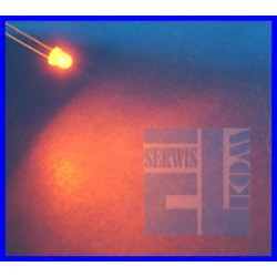 DIODA LED 3mm POMARAŃCZOWA CLEAR S.J. /AK3058