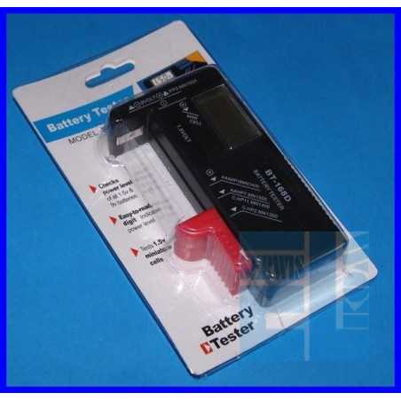  Tester baterii z wyświetlaczem LCD BT168 D DO PONAD 12 TYPÓW BATERII