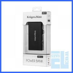 POWER BANK KRUGER&MATZ 1000mAh Kab. w kpl. DO TABLETÓW I INNYCH URZĄDZEŃ