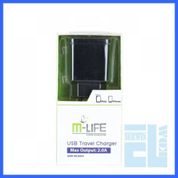 ŁADOWARKA SIECIOWA USB 2A M-LIFE /ML0002