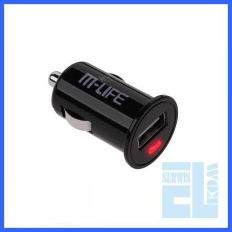 ŁADOWARKA SAMOCHODOWA MLIFE GN.USB 1A /ML0318