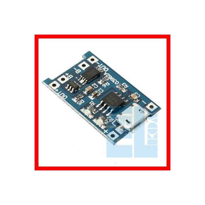 MODUŁ ŁADOWARKA AKUMULATORÓW 18650 LI-ION MICRO USB MODUŁ ŁADOWARKA AKUMULATORÓW 18650 LI-ION MICRO USB