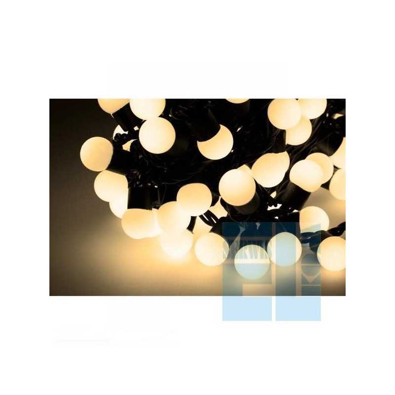 SZNUR 200x LED LAMPKI OZDOBNE BIAŁY CIEPŁY CHOINKOWE 20m