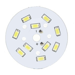 MODUŁ 10-LED 5W 15-17V d-49mm BIAŁY