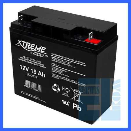 AKUMULATOR ŻELOWY 12V 15Ah XTREME