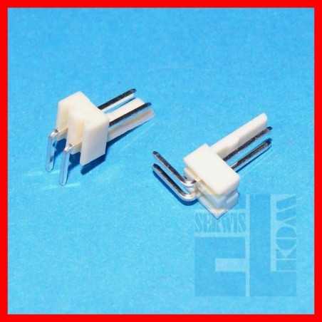 WTYK WF-2 R KĄTOWY W DRUK 2,54mm - 2 PIN