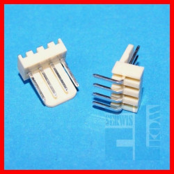 WTYK WF-4 R KĄTOWY W DRUK 2,54mm - 4 PIN