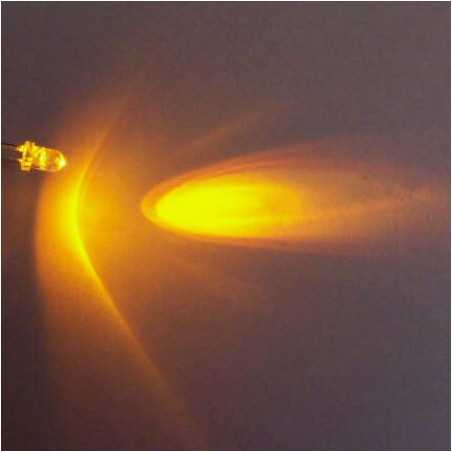 DIODA LED 3mm ŻÓŁTA 2cd SUPERJASNA !!!