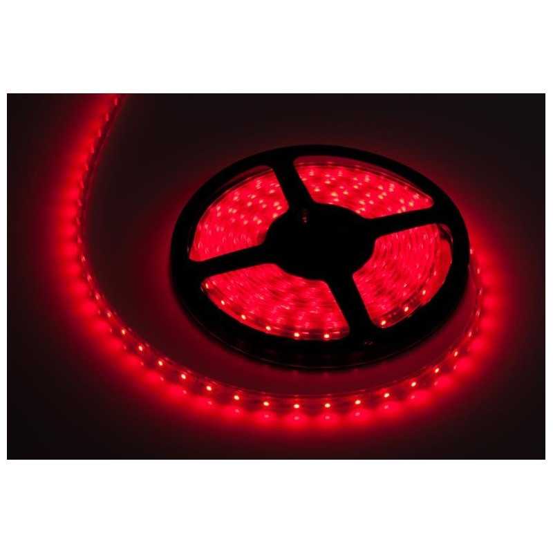 TAŚMA LED CZERWONA ELASTYCZNA BIAŁE PODŁ. 12V 0,5m