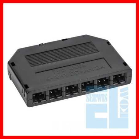 ZŁĄCZE LED SPLITER ROZDZIELACZ 6-WEJŚĆ 3A ZLA0900