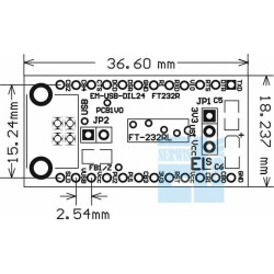 MODUŁ ZESTAW EM216 PCB + ZŁĄCZA INTERFEJS