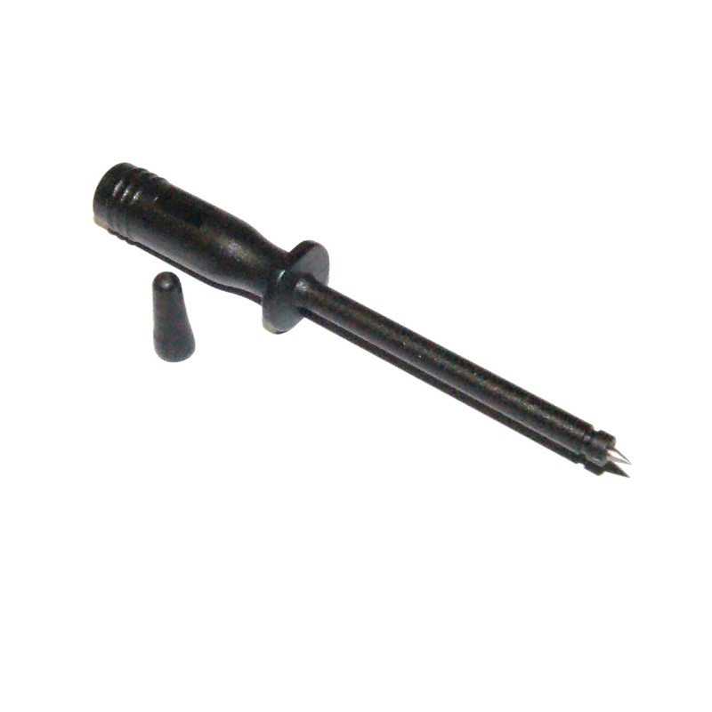 KOŃCÓWKA POMIAROWA CZARNA IGŁA GNIAZDO BAN 4mm 101mm 1000V 10A Amass