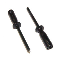 KOŃCÓWKA POM 20.164.2 CZARNA IGŁA GN.BAN 4mm 101mm 1000V 10A