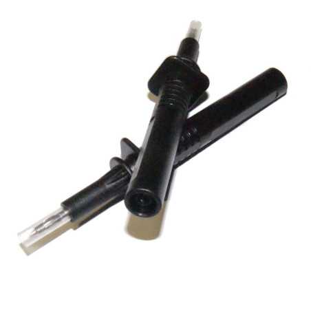 KOŃCÓWKA POMIAROWA 20.212.2 CZARNA GN.BANAN 4mm BEZP. 132,5mm 1000V 10A