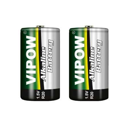 BATERIA 1,5V LR20 D ALKALICZNA VIPOW 2szt