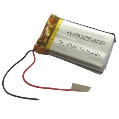 AKUMULATOR OGNIWO Li-Polymer 650mAh 3,7V 42x29x8.5mm