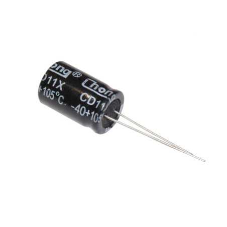 KONDENSATOR 470uF 35V 105C