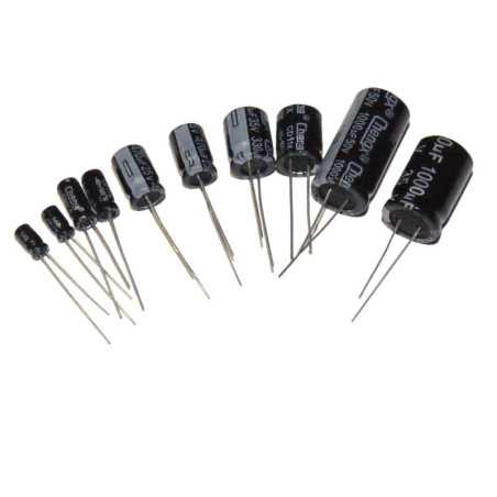 KONDENSATORY ELEKTROLITYCZNE ZESTAW 120szt