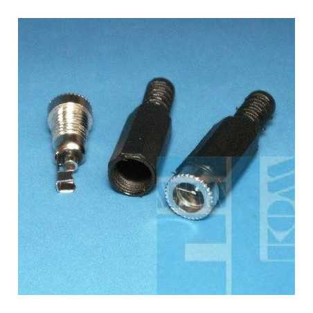 GNIAZDO DC 2.5/5.5 NA KABEL LUTOWANE