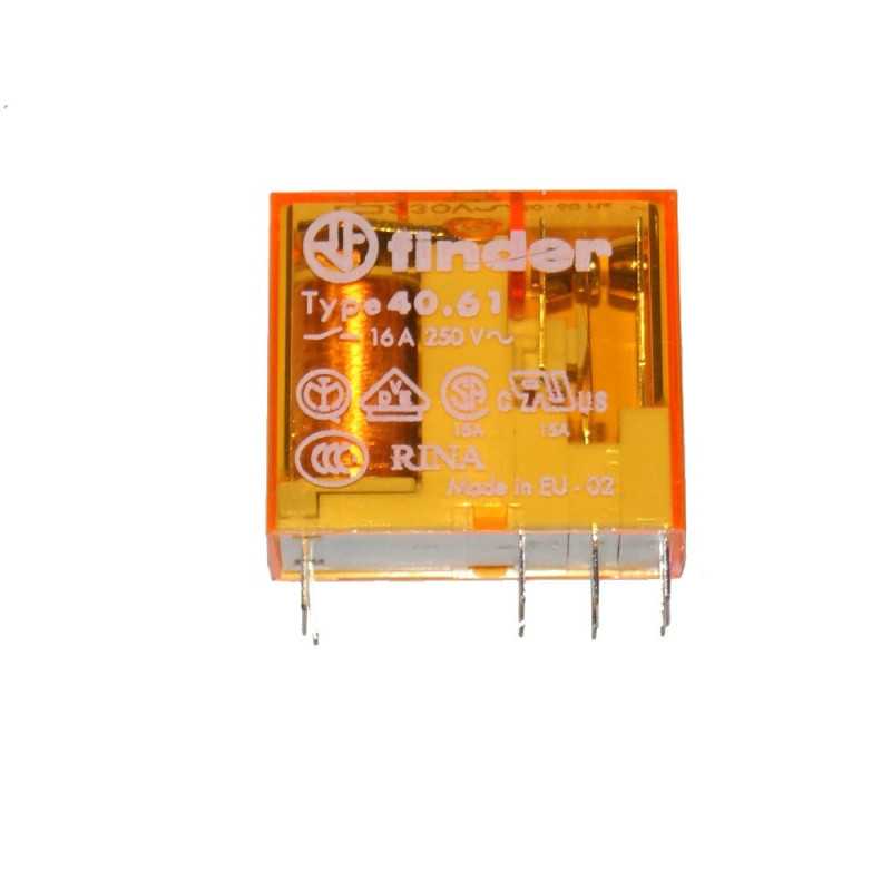 PRZEKAŹNIK FINDER F40.61.9.024 16A 24V AC 1P / RM94