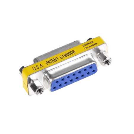 PRZEJŚCIÓWKA DB15 GNIAZDO-GNIAZDO PROSTE ADAPTER ZŁĄCZE