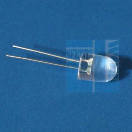 DIODA LED 10mm CZERWONA 12V GŁADKA