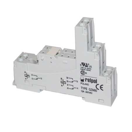 GNIAZDO PODSTAWKA PRZEKAŹNIKA GZ80 GZM80 DIN 300V/10A