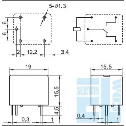 PRZEKAŹNIK SRD 5V DC 10A SL-C
