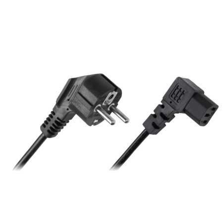 KABEL SIECIOWY 230V KOMPUTEROWY KĄTOWY