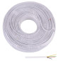 KABEL TELEFONICZNY 4C BIAŁY 1mb