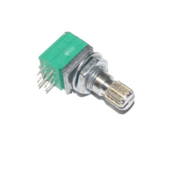 POTENCJOMETR OBROTOWY 2x 10k LINIOWY STEREO 9x11 L-15mm