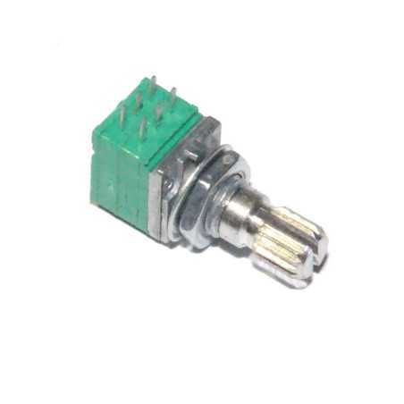 POTENCJOMETR OBROTOWY 2x 50k LINIOWY STEREO 9x11 L-15mm