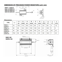 REZYSTOR MOCY 25W 0,1R DRUTOWY Z RADIATOREM