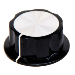 GAŁKA POTENCJOMETRU GBC-36 36mm CZARNA BAKELITOWA