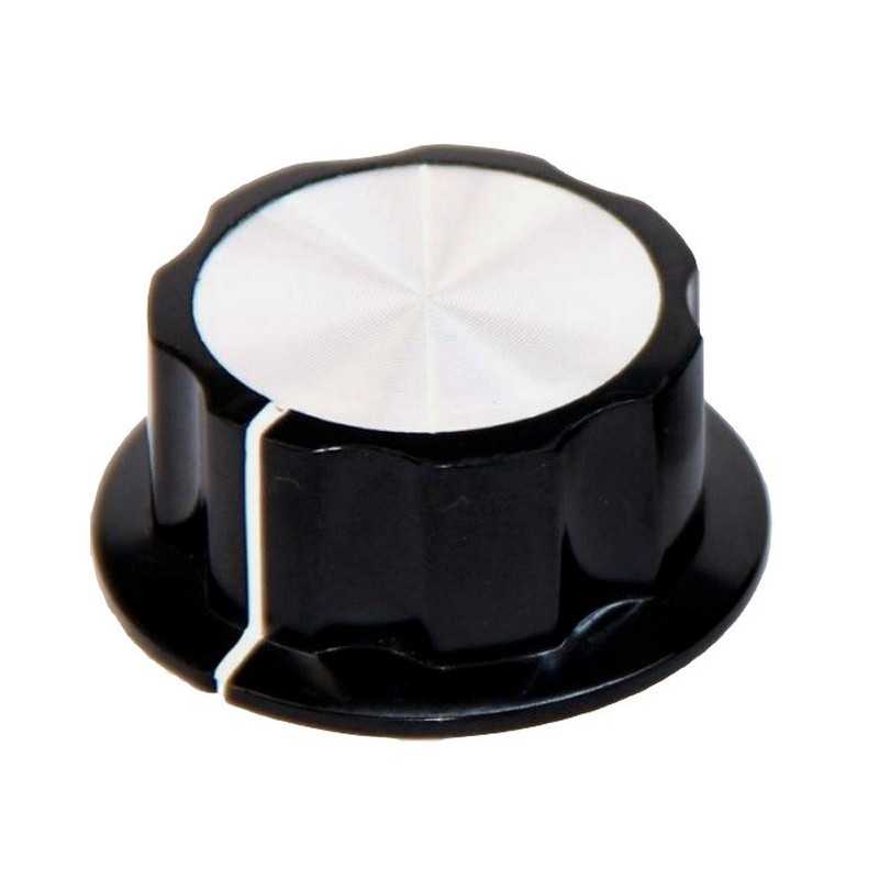 GAŁKA POTENCJOMETRU GBC36 BAKELITOWA CZARNA 36mm