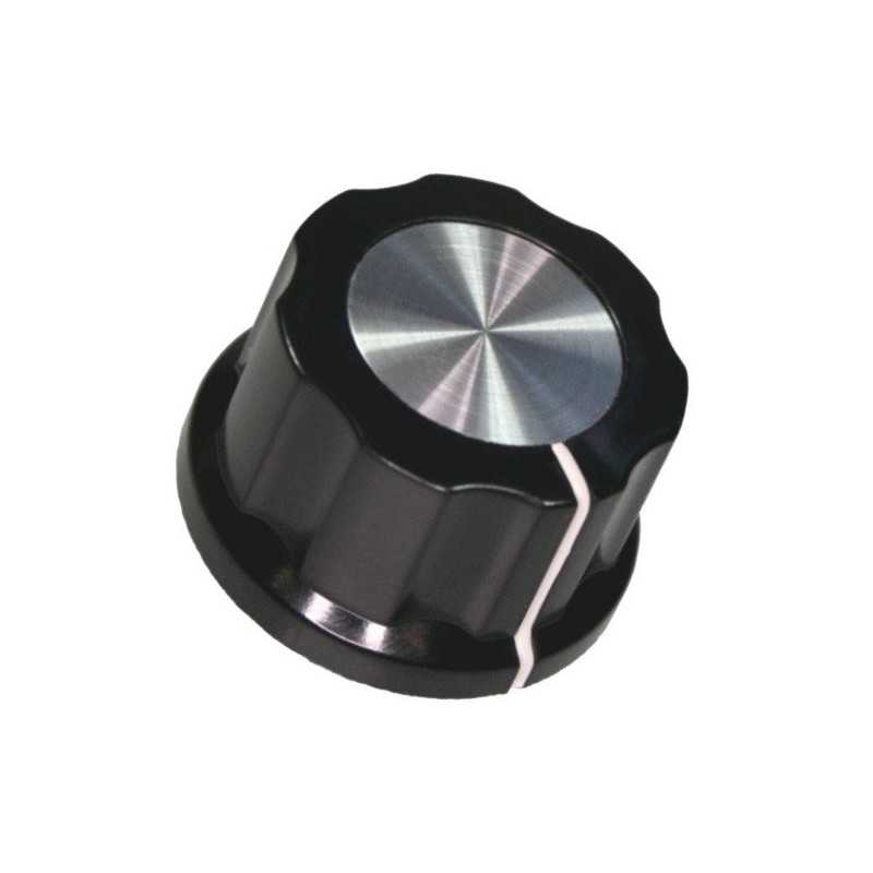 GAŁKA POTENCJOMETRU GBC19 BAKELITOWA CZARNA 19mm