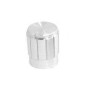 GAŁKA POTENCJOMETRU GSL13 13mm SREBRNA ALU
