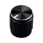 GAŁKA POTENCJOMETRU GCL13 CZARNA 13mm