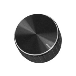 GAŁKA POTENCJOMETRU GCL30 30mm CZARNA ALU