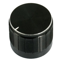 GAŁKA NA POTENCJOMETR CZARNA 20mm GCL-20