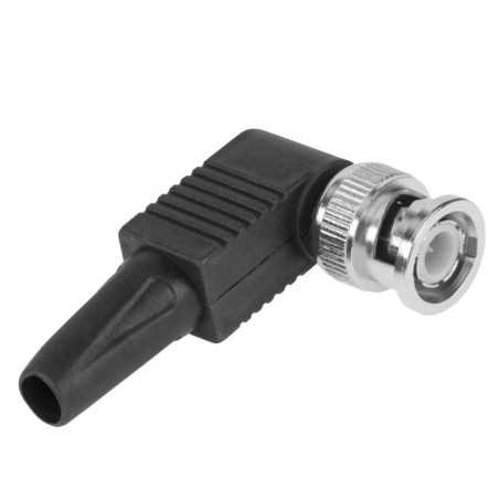 BNC WTYK KĄTOWY SKRĘCANY Z ODGIĘTKĄ