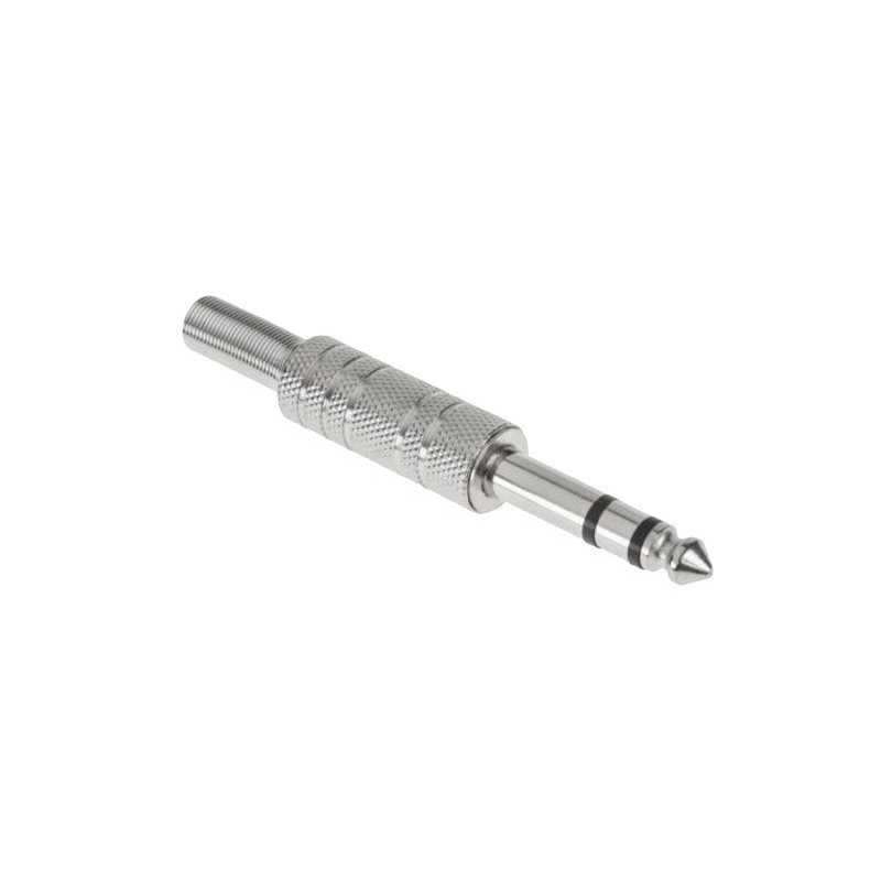  WTYK JACK 6,3mm STEREO METALOWY